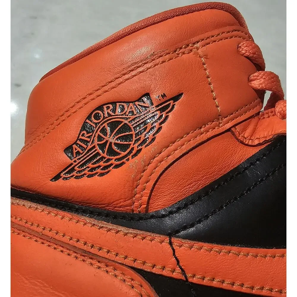 Air Jordan 1 Mid SE Rush Orange Black Women's Size 8 DM3381-600